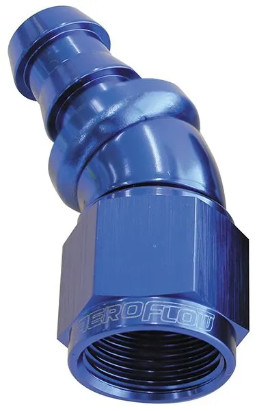 510 Series Full Flow Tight Radius Push Lock 30° Hose End -10AN AF517-10