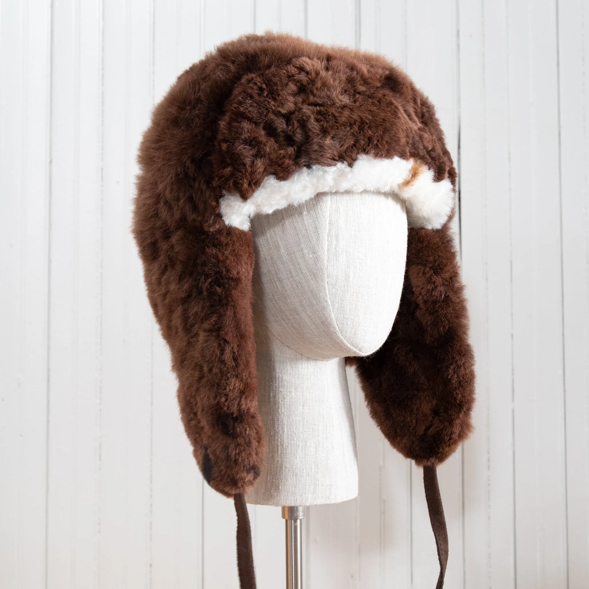 Alpaca Fur Trapper Hat