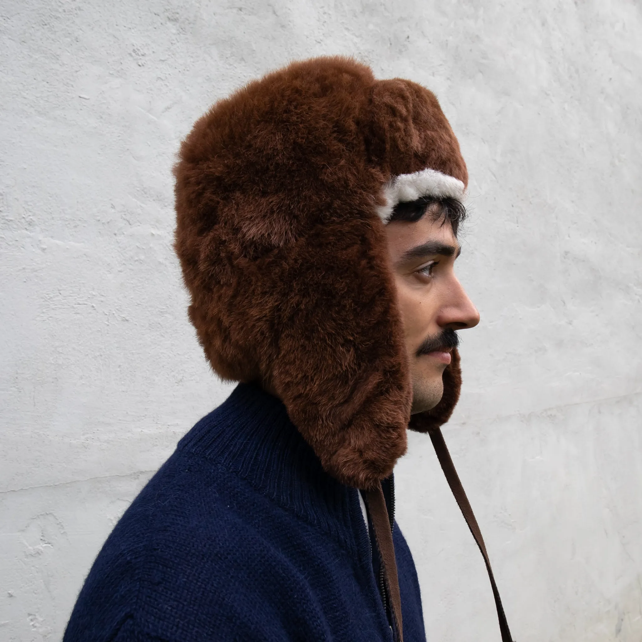 Alpaca Fur Trapper Hat