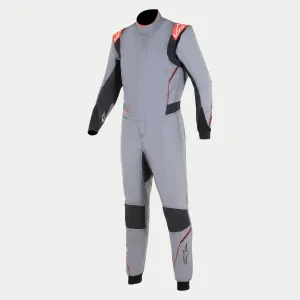 Alpinestars Hypertech V3 Suit FIA - Mid Gray/Black/Red Fluo