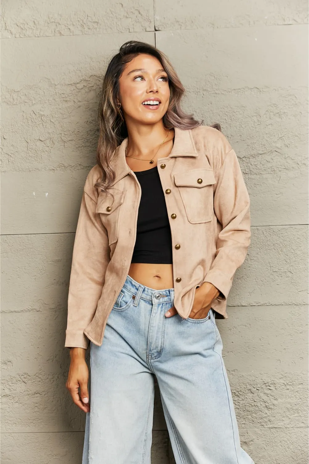 Brenda Button Down Collared Jacket