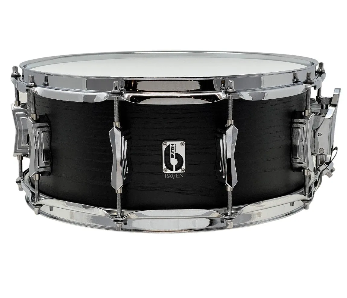 British Drum Co. 'The Raven' 14" x 6" Snare Drum