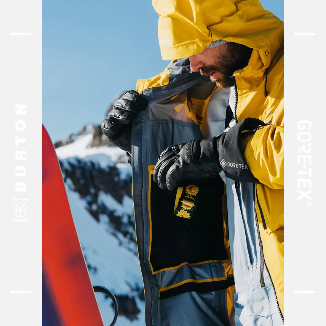 BURTON [ak] Gore-Tex 3L Hover Stretch Jacket 2025 - Goldenrod