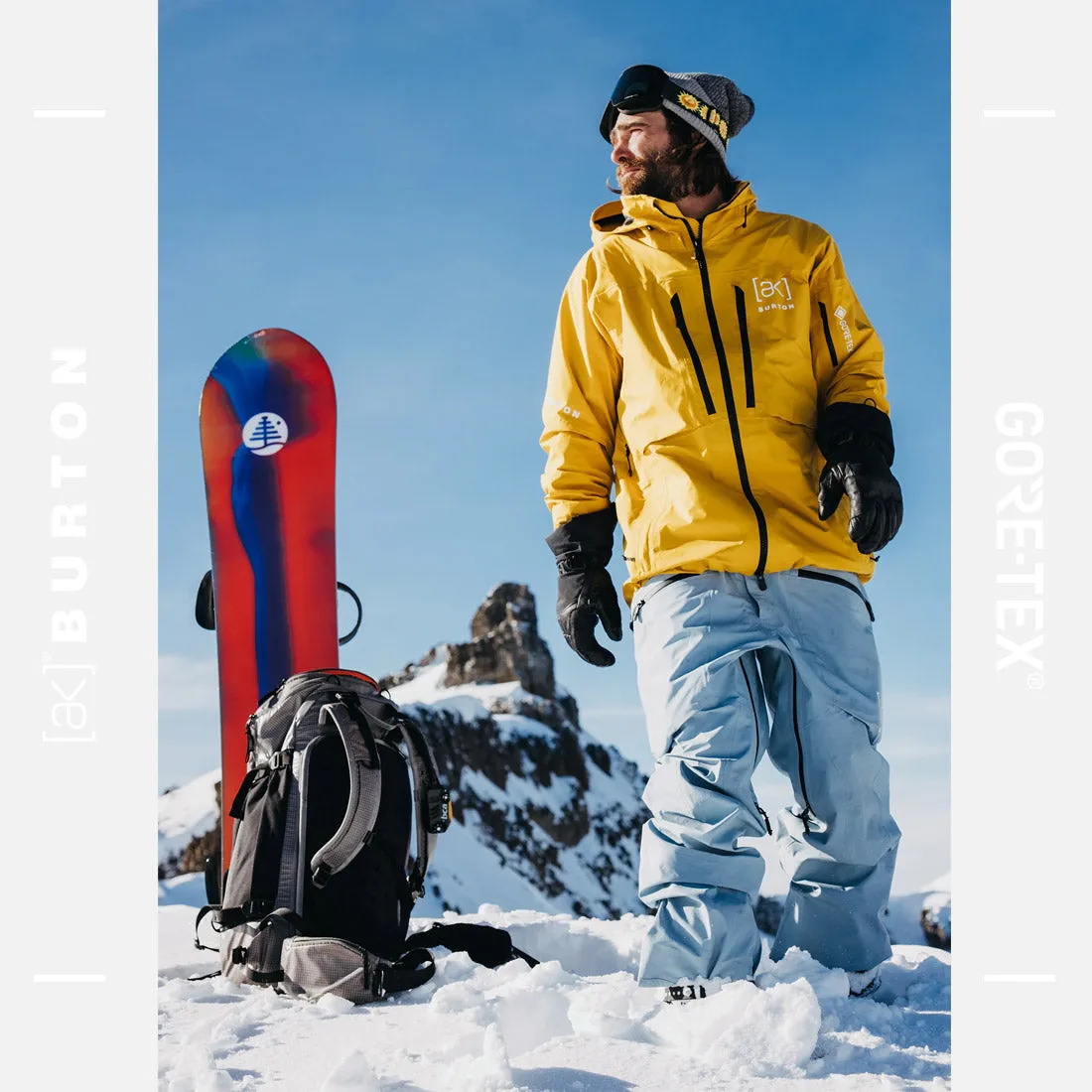 BURTON [ak] Gore-Tex 3L Hover Stretch Jacket 2025 - Goldenrod