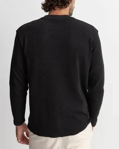 Classic Waffle Knit in Vintage Black