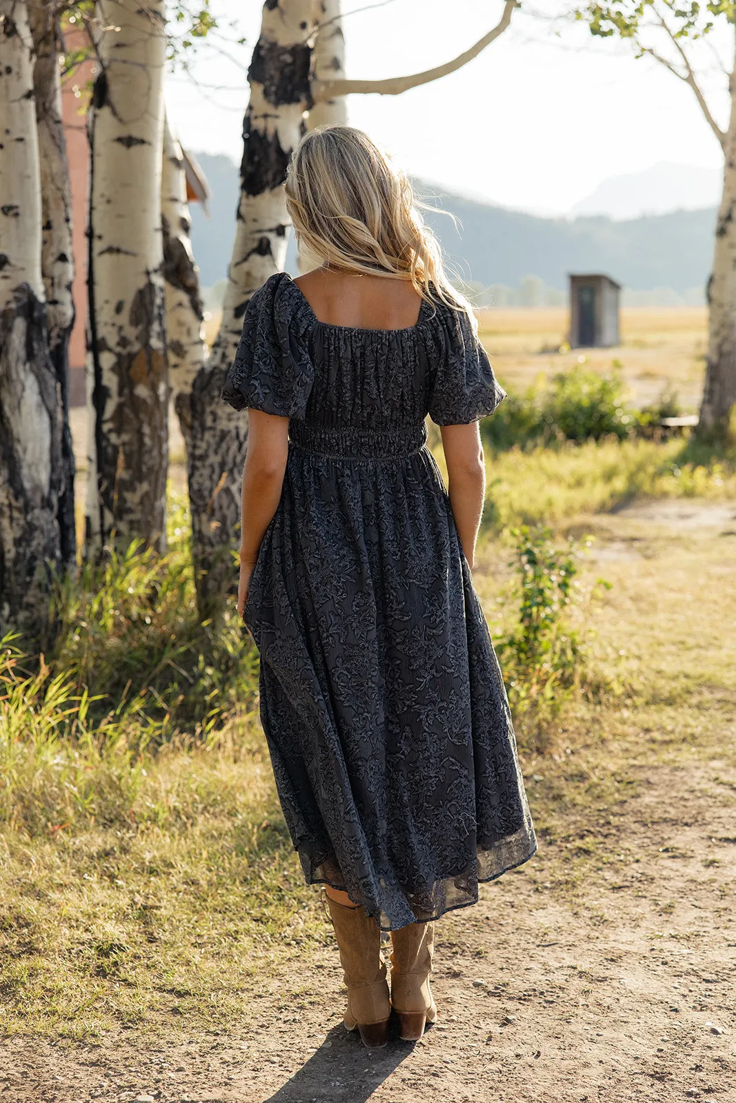 Dark Side Of The Moon Square Neck Maxi