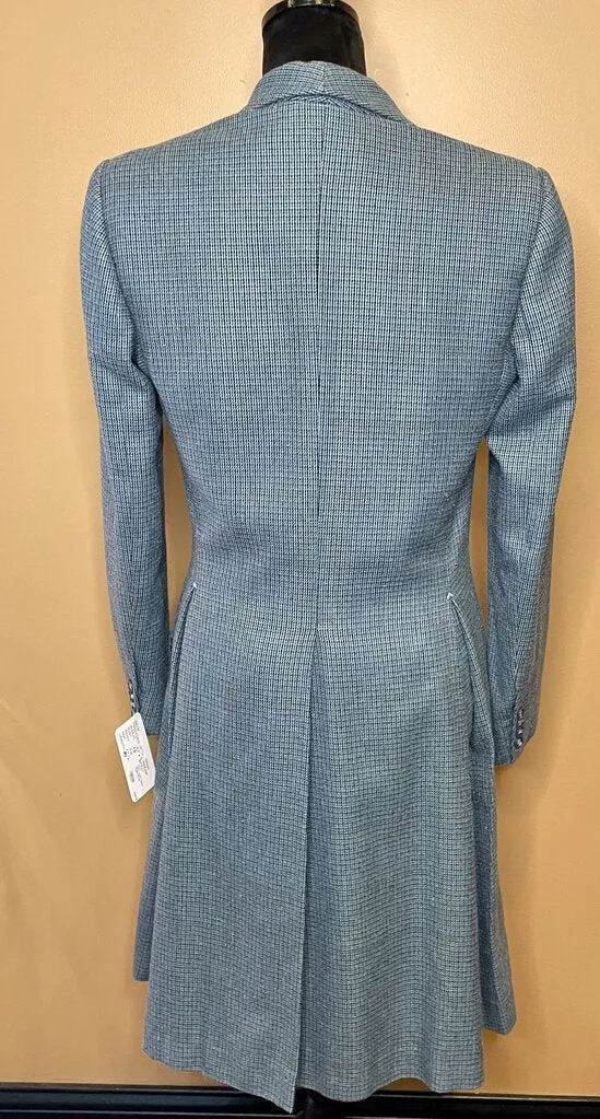 DAY COAT TEAL GLEN PLAID