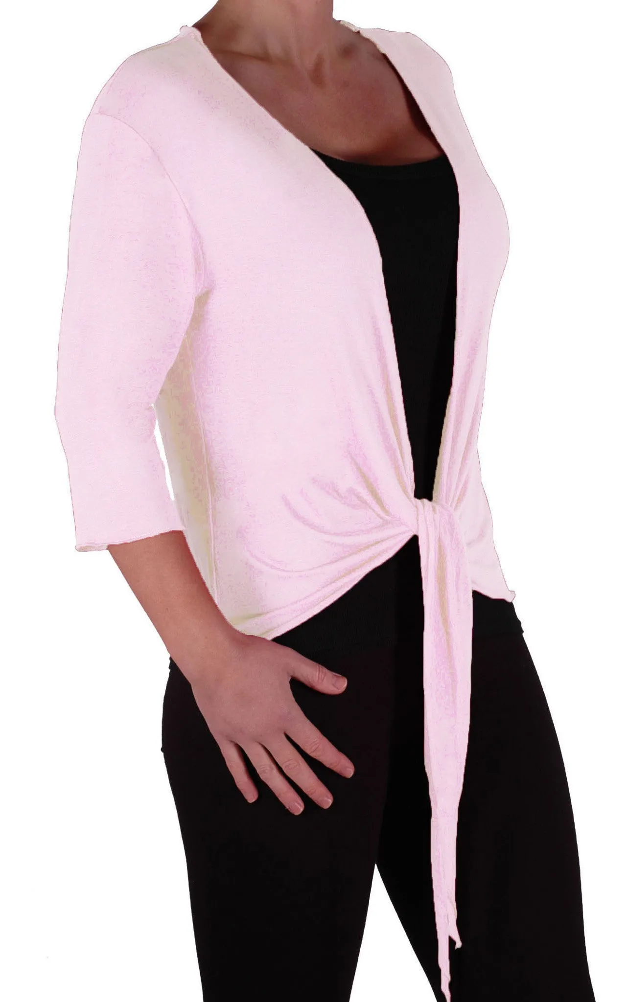 EyeCatch - Rivera Mid Length Womens Shrug Wrap Cardi Ladies Plus Sizes 14 - 28