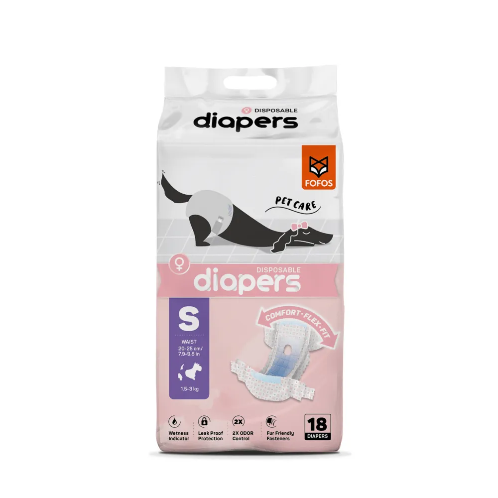 Fofos Diaper for Female Dogs (20x25cm)