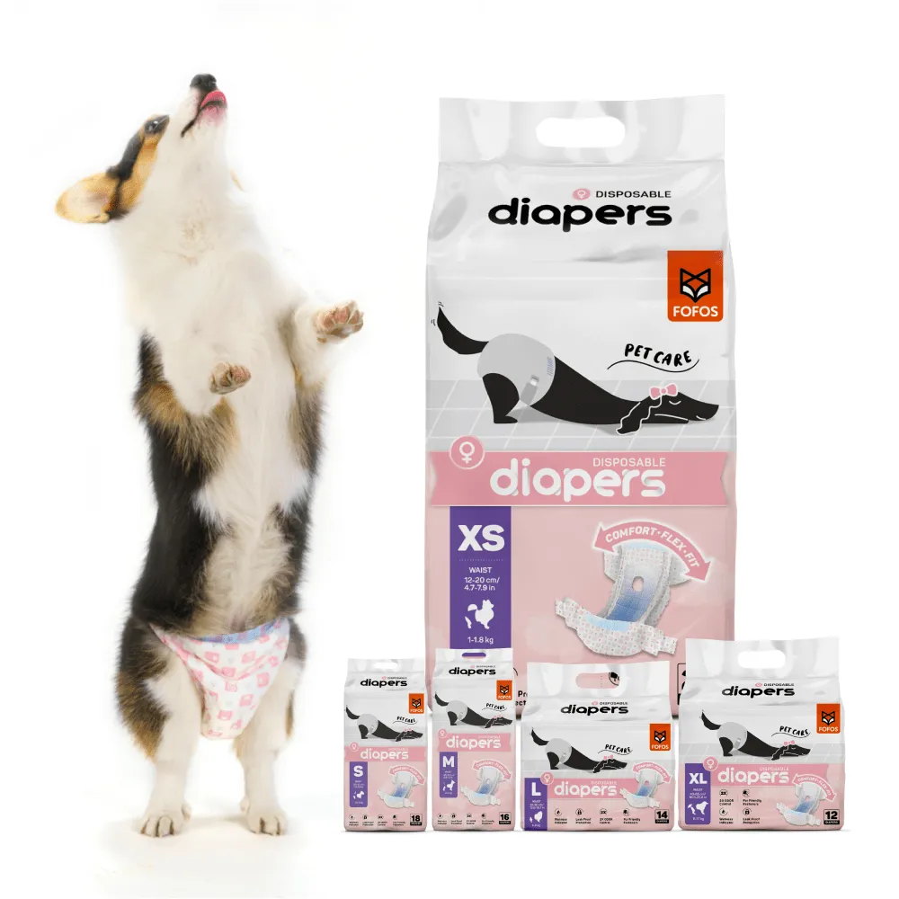 Fofos Diaper for Female Dogs (20x25cm)