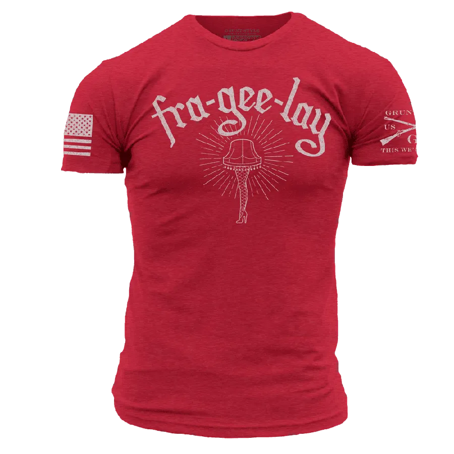 Fra-gee-lay T-Shirt - Red