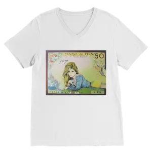 French Franc Classic V-Neck T-Shirt