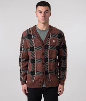 Glitch Tartan Cardigan