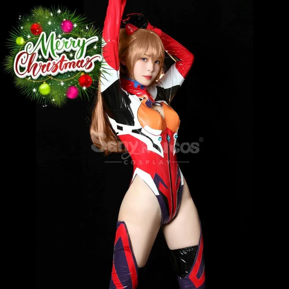 【In Stock】Anime Rebuild of Evangelion Cosplay Asuka Langley Soryu Battlesuit Cosplay Costume