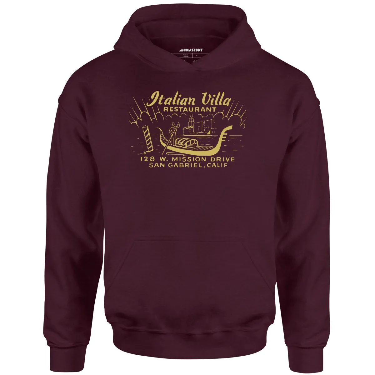 Italian Villa - San Gabriel, CA - Vintage Restaurant - Unisex Hoodie