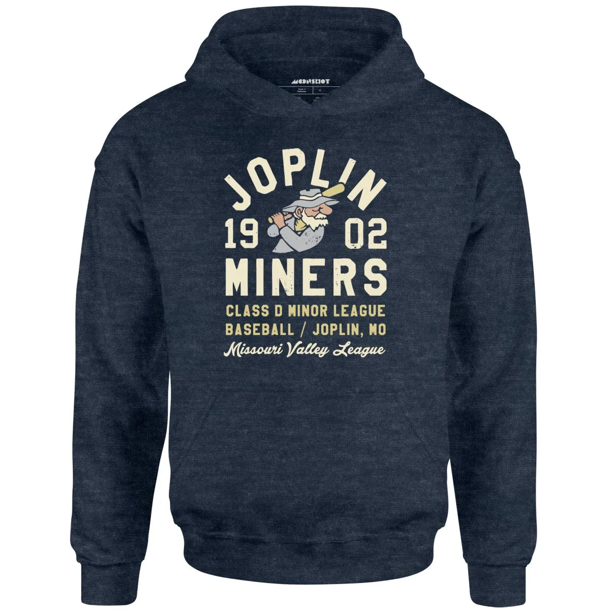 Joplin Miners - Missouri - Vintage Defunct Baseball Teams - Unisex Hoodie