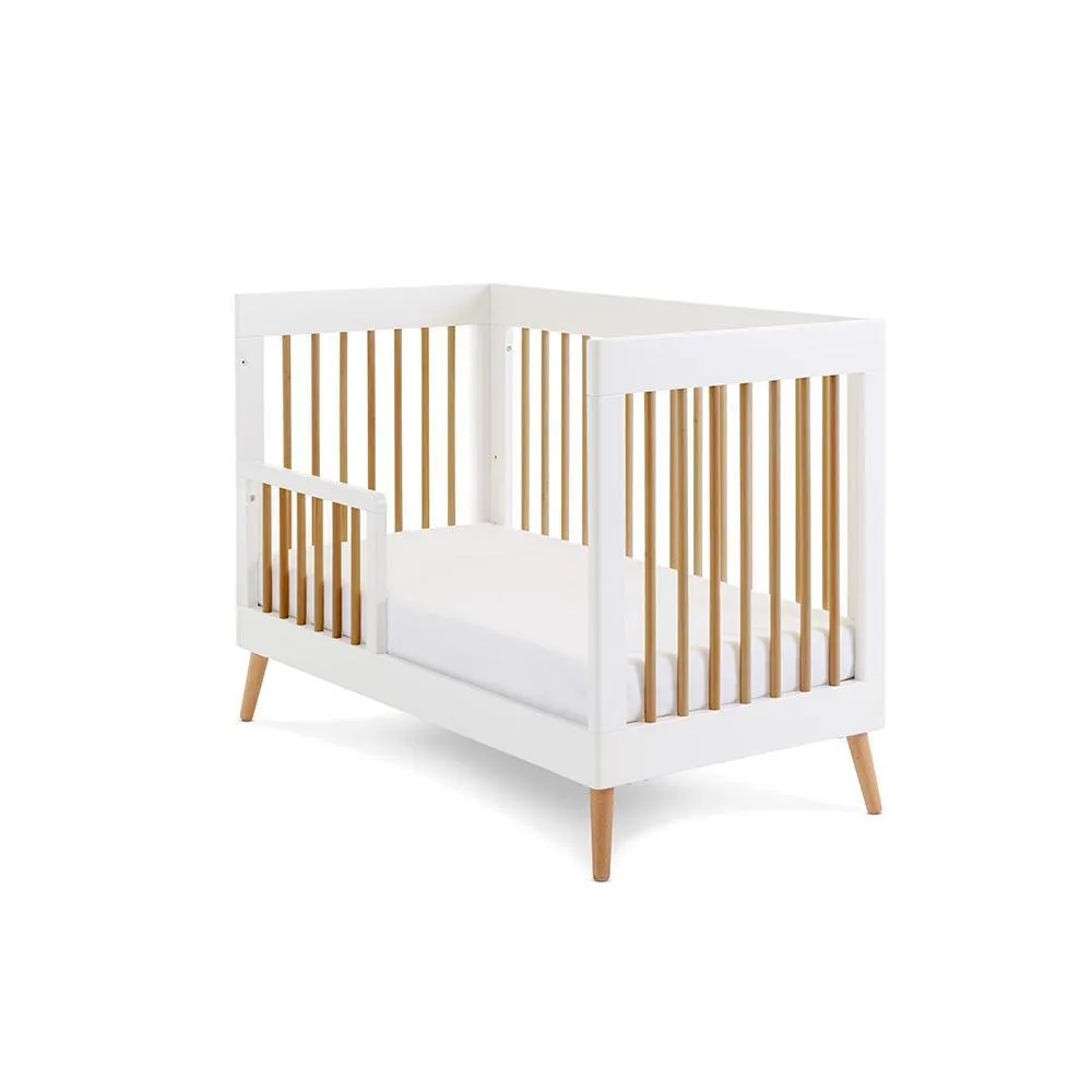 Maya Mini 3 Piece Nursery Furniture Set - White & Natural