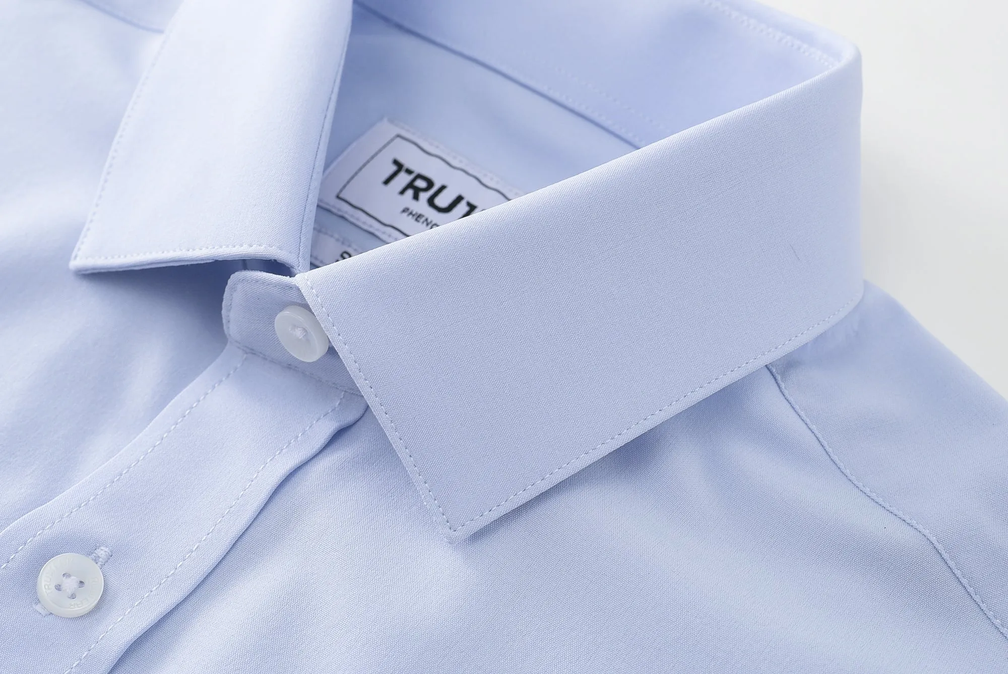 Phenom Classic Light Blue Short Sleeve Dress Shirt