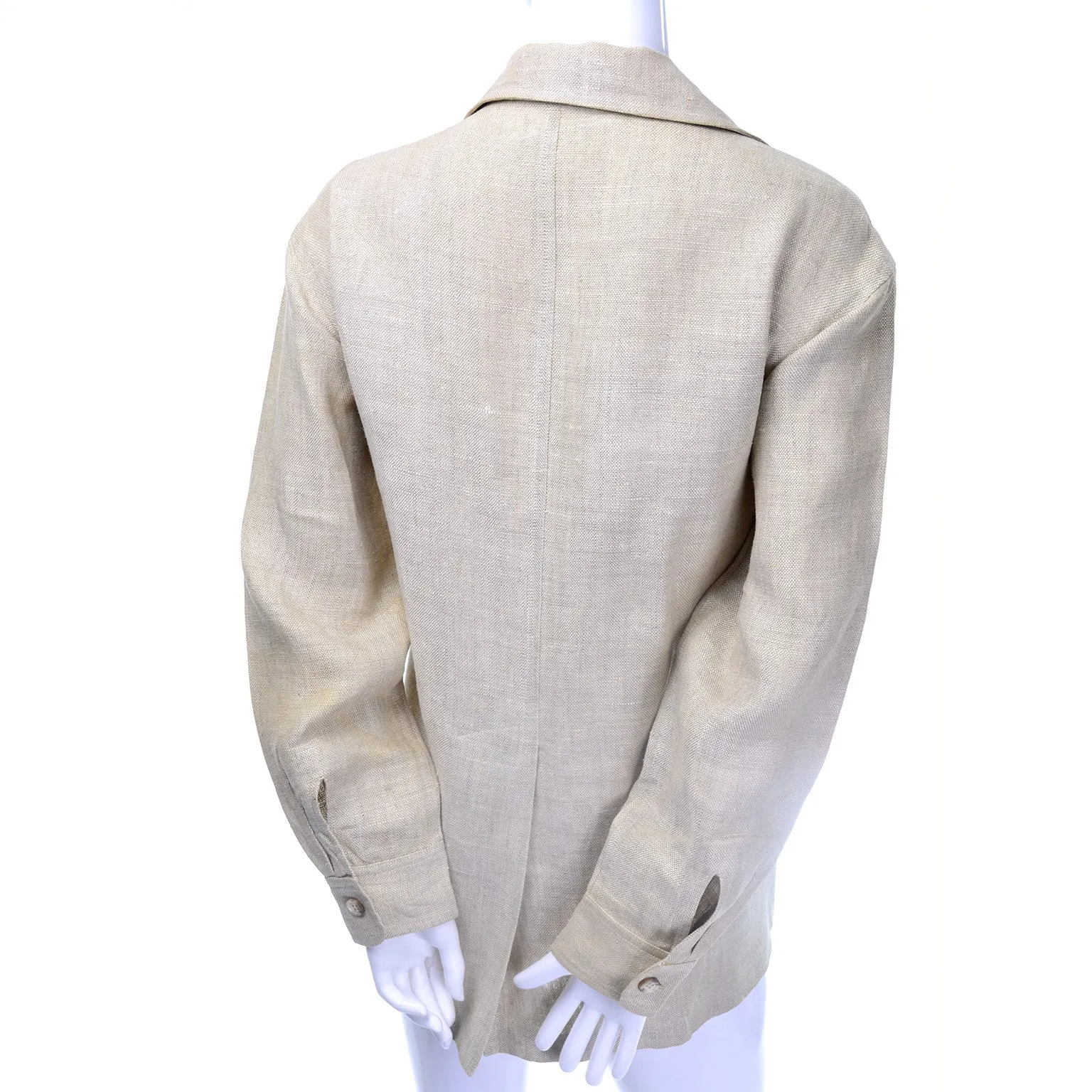 Ralph Lauren Henri Bendel Vintage Linen Jacket