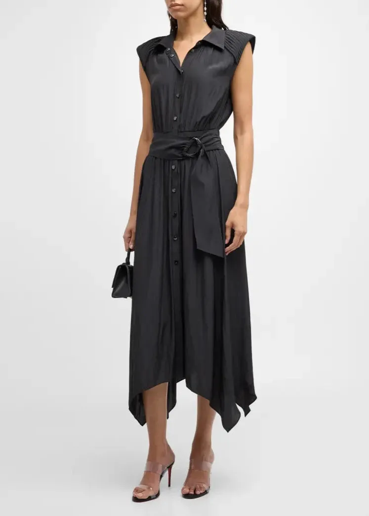 Ramy Brook Ivy Belted Midi Dress