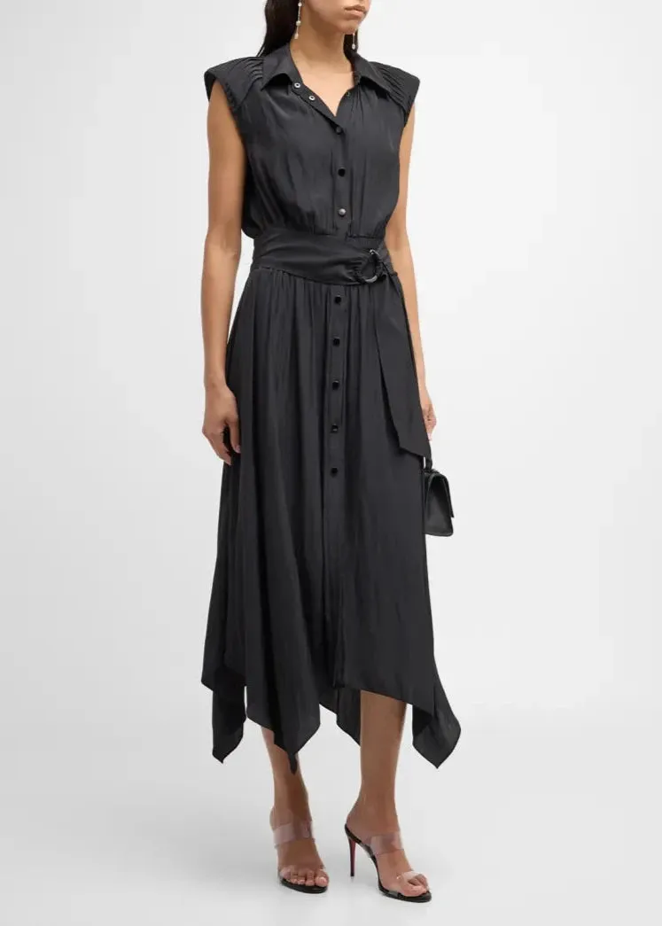 Ramy Brook Ivy Belted Midi Dress