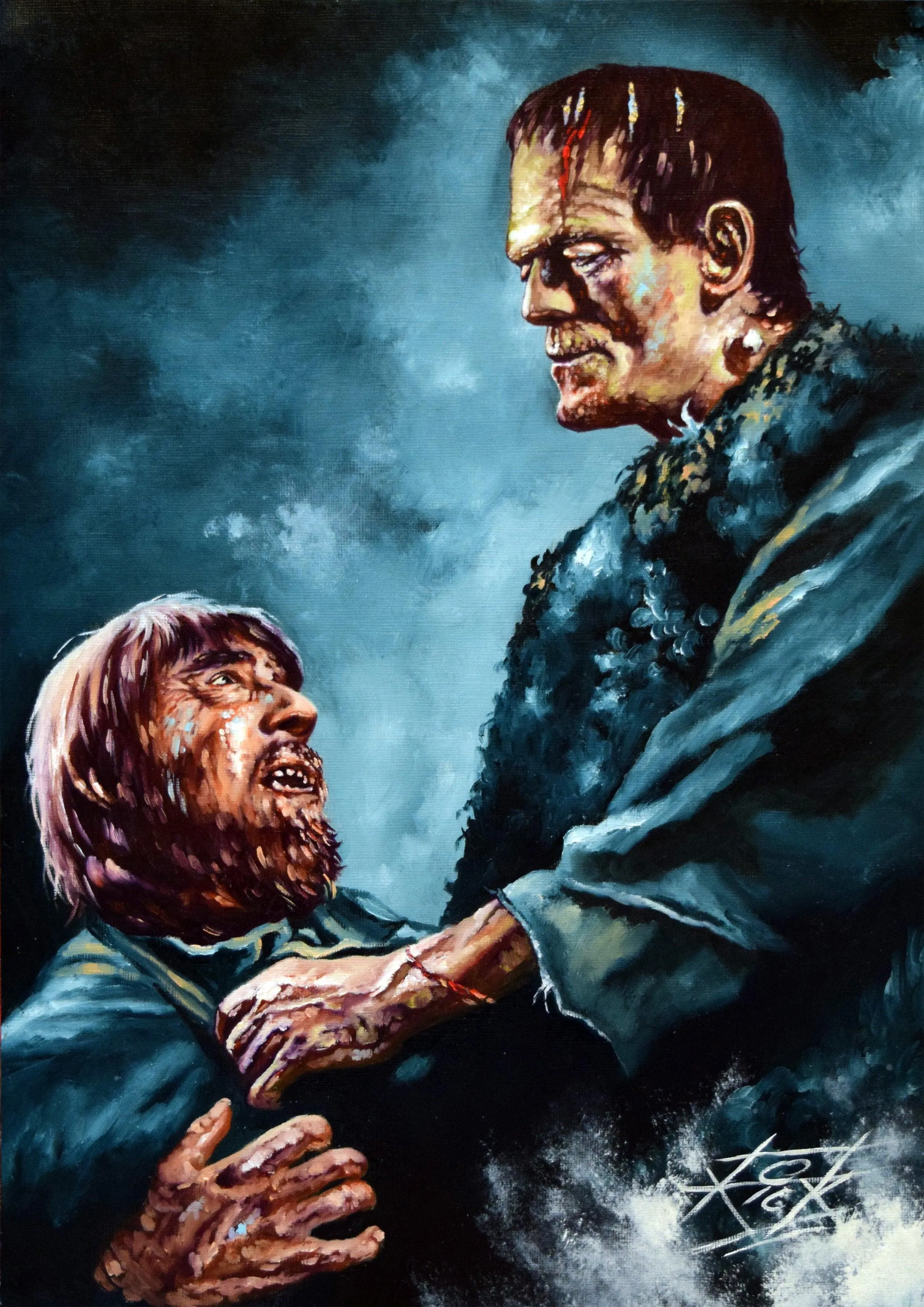 Rick Melton - Son of Frankenstein - Art Print