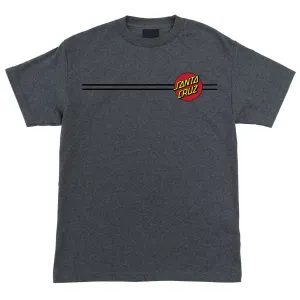 Santa Cruz Classic Dot Tee Charcoal