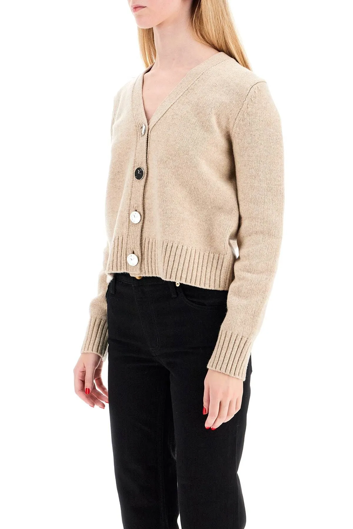 SHORT WOOL CARDIGAN FOR WOMEN