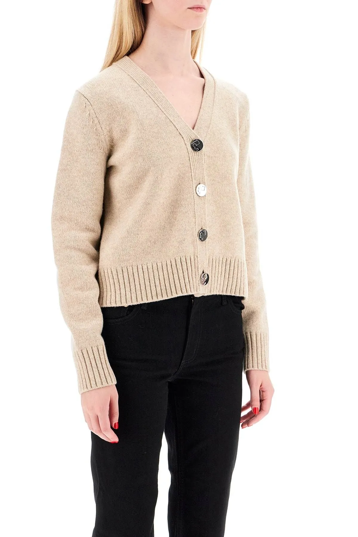 SHORT WOOL CARDIGAN FOR WOMEN