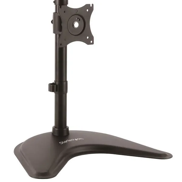 Startech.Com Vertical Dual Monitor Stand - Supports Monitors 13" To 27" - Adjustable - Computer Monitor Stand For Double