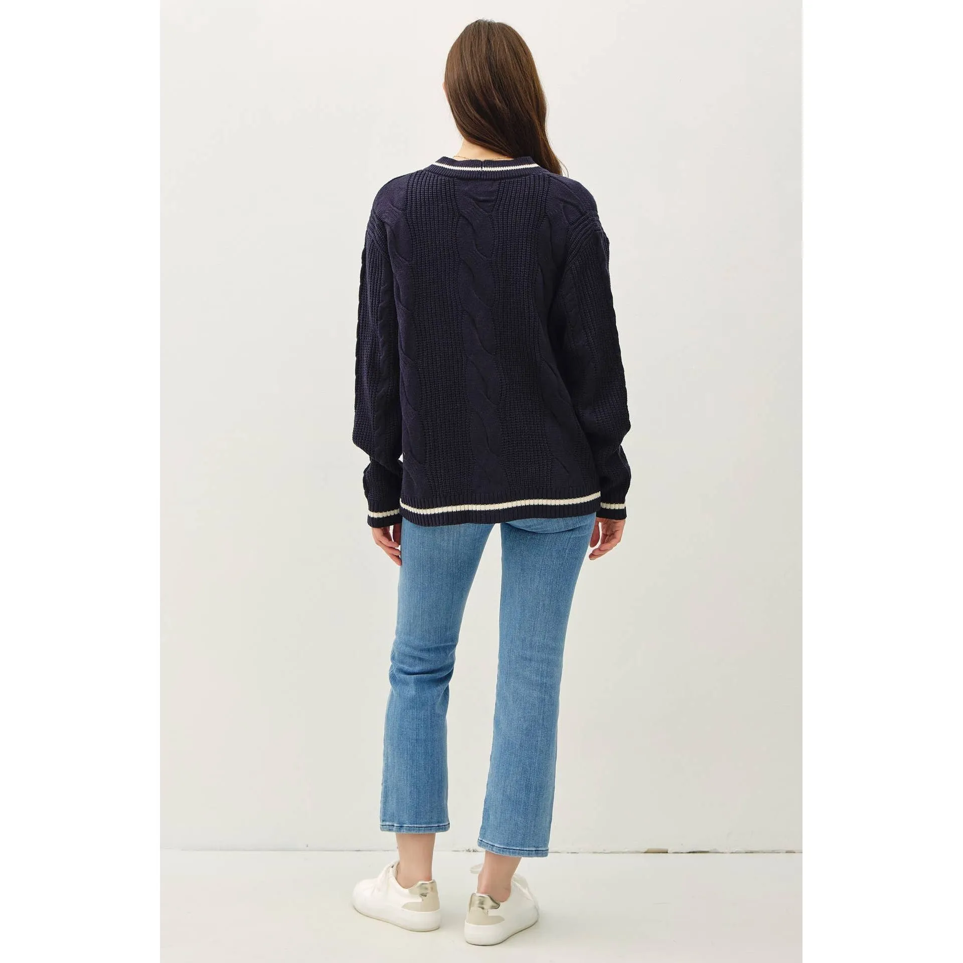 The Ivy League Navy Cardigan