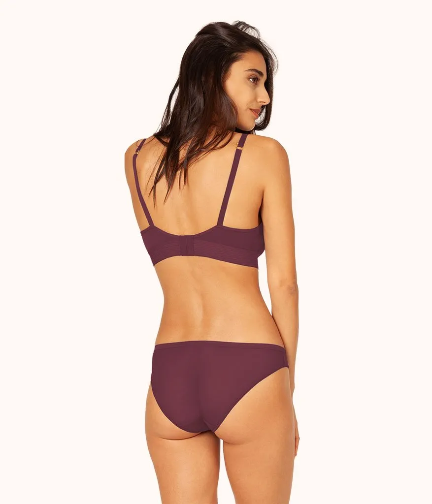 The Spacer Bra: Plum