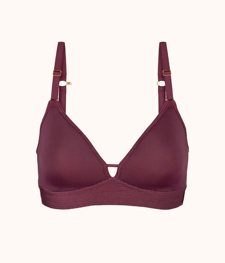 The Spacer Bra: Plum