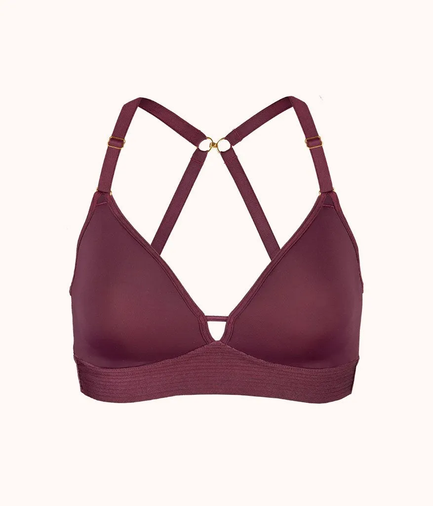 The Spacer Bra: Plum