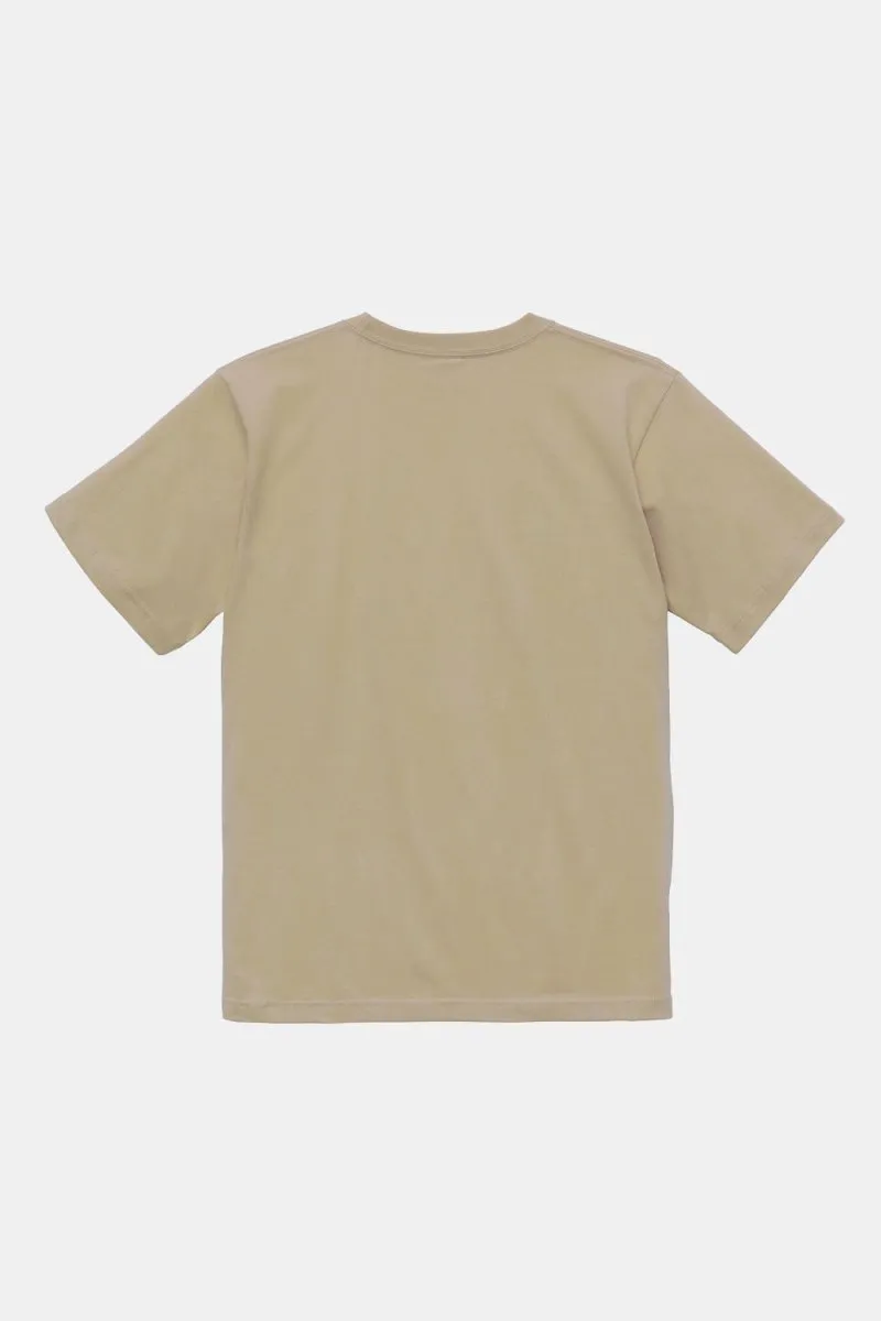 United Athle 5942 Classic Heavyweight 6.2oz T-shirt (Sand Khaki)