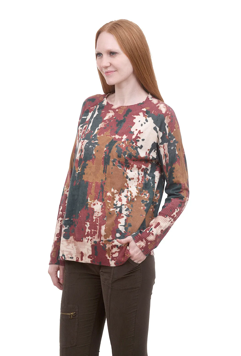 Vortex Slash Neck Sweater, Sequoia