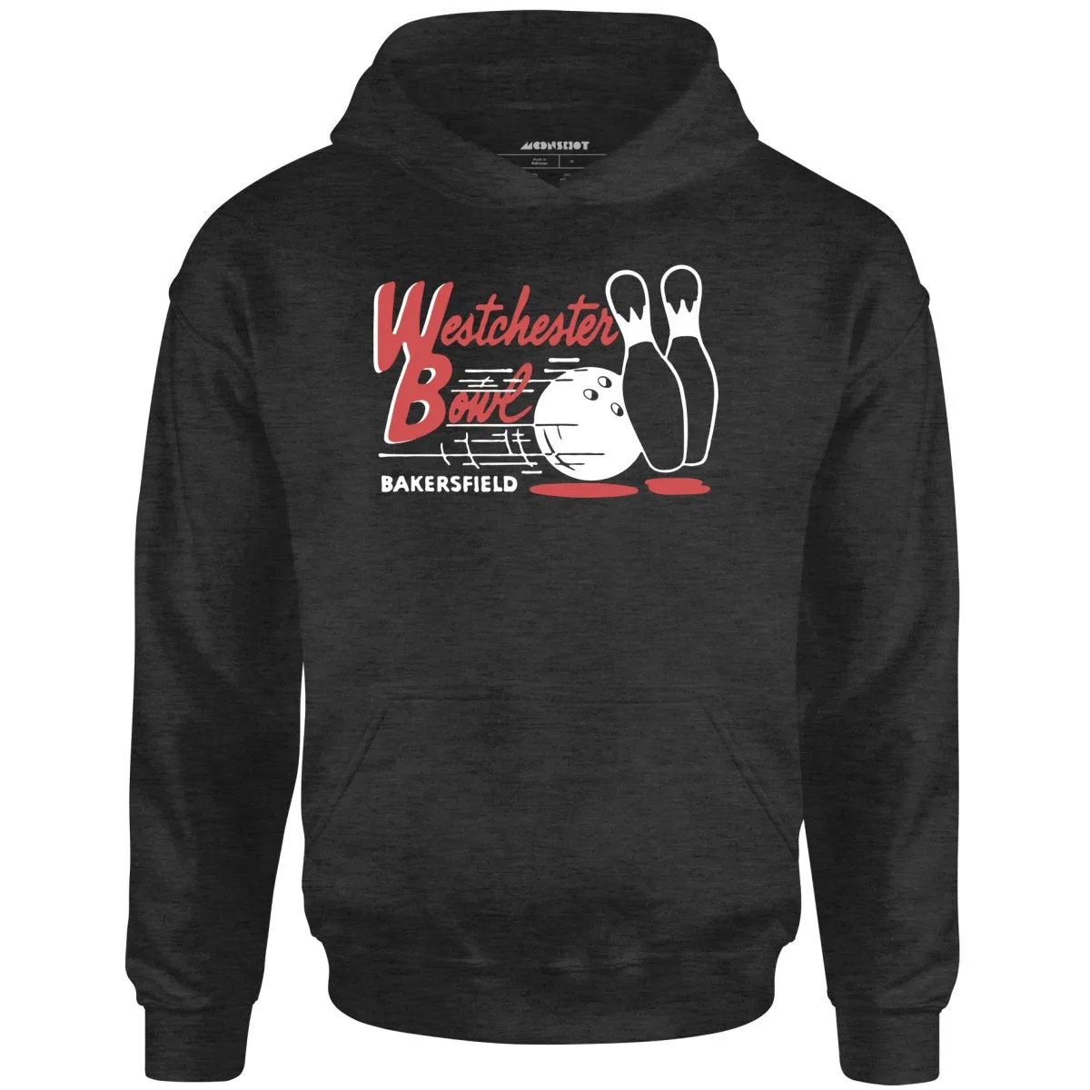 Westchester Bowl - Bakersfield, CA - Vintage Bowling Alley - Unisex Hoodie