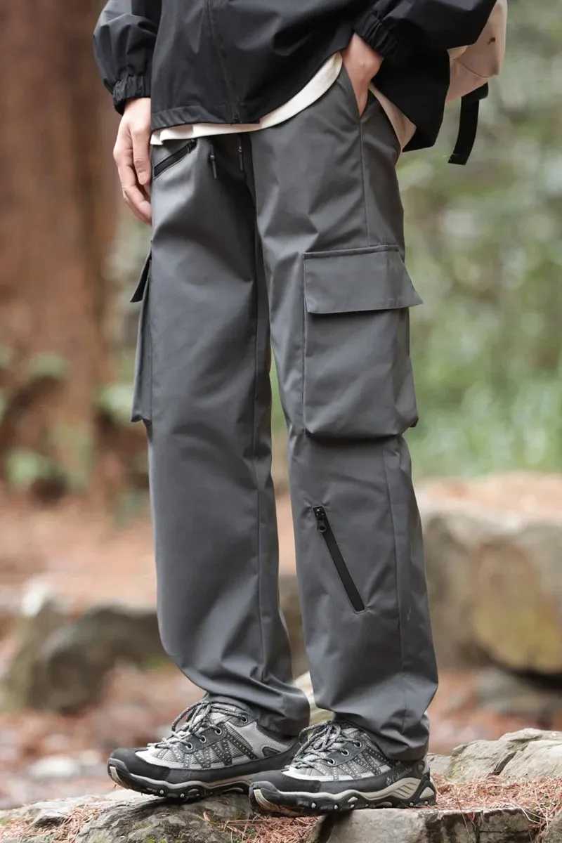 Wiaofellas  -  Men's casual loose daily long pants, outdoor mountaineering pants windproof, waterproof long pants.M-5XL