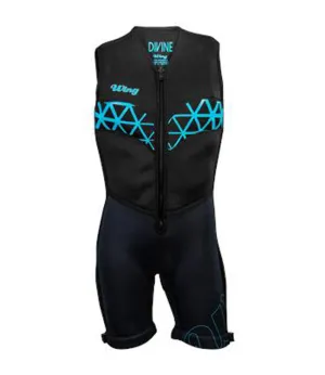 Wing Divine Womens Buoyancy Suit (2023) - Blue