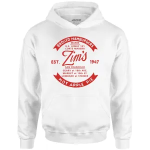 Zim's Hamburgers v4 - San Francisco, CA - Vintage Restaurant - Unisex Hoodie